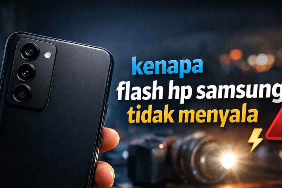 kenapa flash hp samsung tidak menyala saat kamera dibuka dan solusi mengatasinya