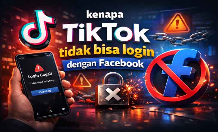 kenapa tiktok tidak bisa login dengan facebook pada aplikasi tiktok