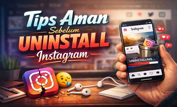 Tips Aman Sebelum Uninstall Instagram