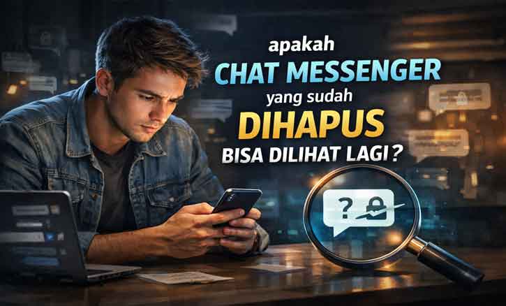 apakah chat messenger yang sudah dihapus bisa dilihat lagi