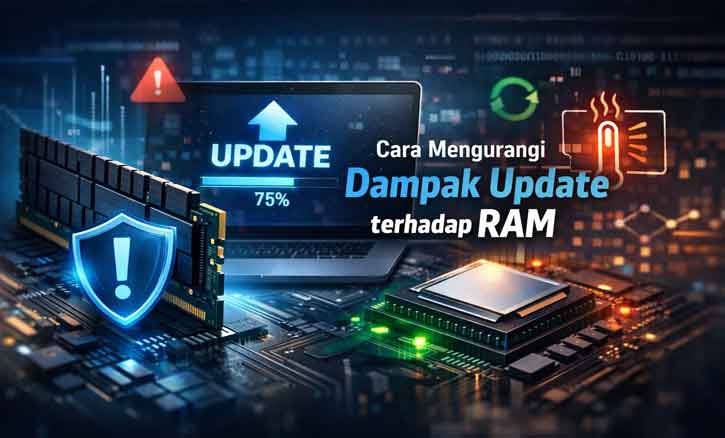 cara mengurangi dampak update terhadap ram