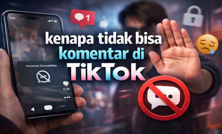 penyebab kenapa tidak bisa komentar di TikTok dan cara mengatasinya