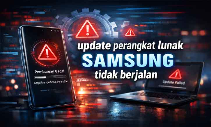 update perangkat lunak Samsung tidak berjalan di HP Galaxy