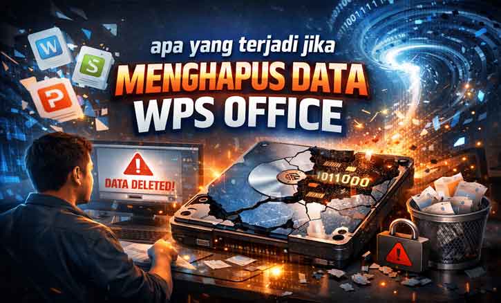apa yang terjadi jika menghapus data wps office
