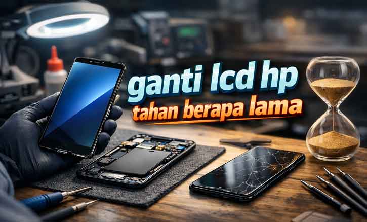 ganti lcd hp tahan berapa lama