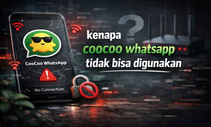 kenapa coocoo whatsapp tidak bisa digunakan