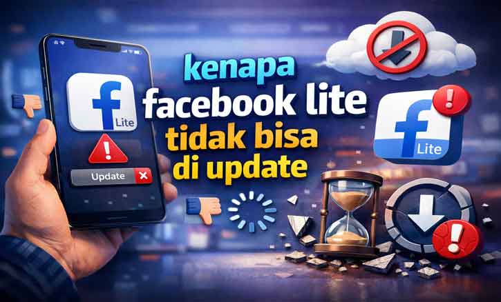 kenapa facebook lite tidak bisa di update