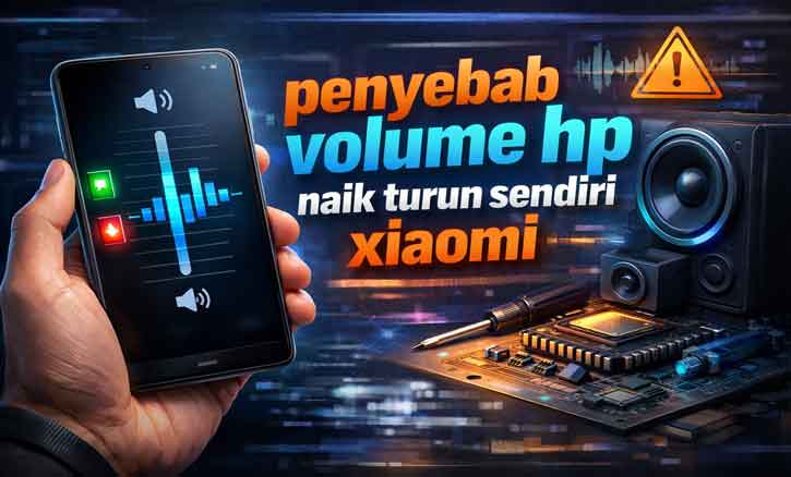 penyebab volume hp naik turun sendiri xiaomi