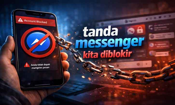 tanda messenger kita diblokir