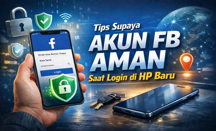 tips supaya akun fb aman saat login di hp baru