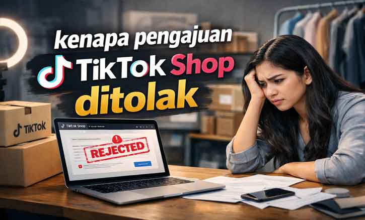 kenapa pengajuan tiktok shop ditolak