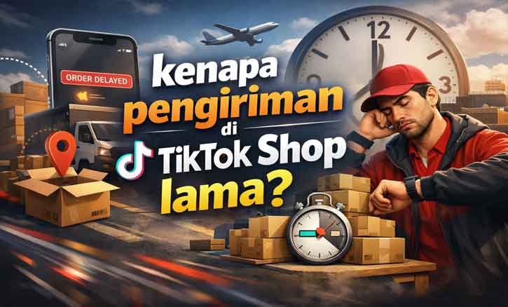 kenapa pengiriman di tiktok shop lama