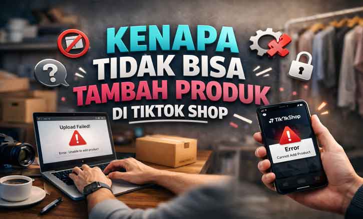 kenapa tidak bisa tambah produk di TikTok Shop dan cara mengatasinya untuk seller
